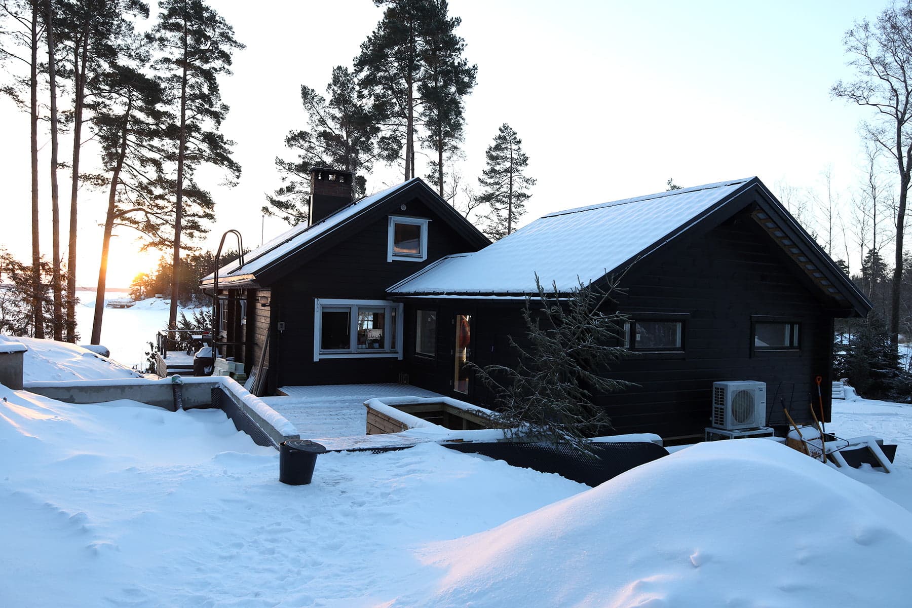 Luftvärmepump vinter