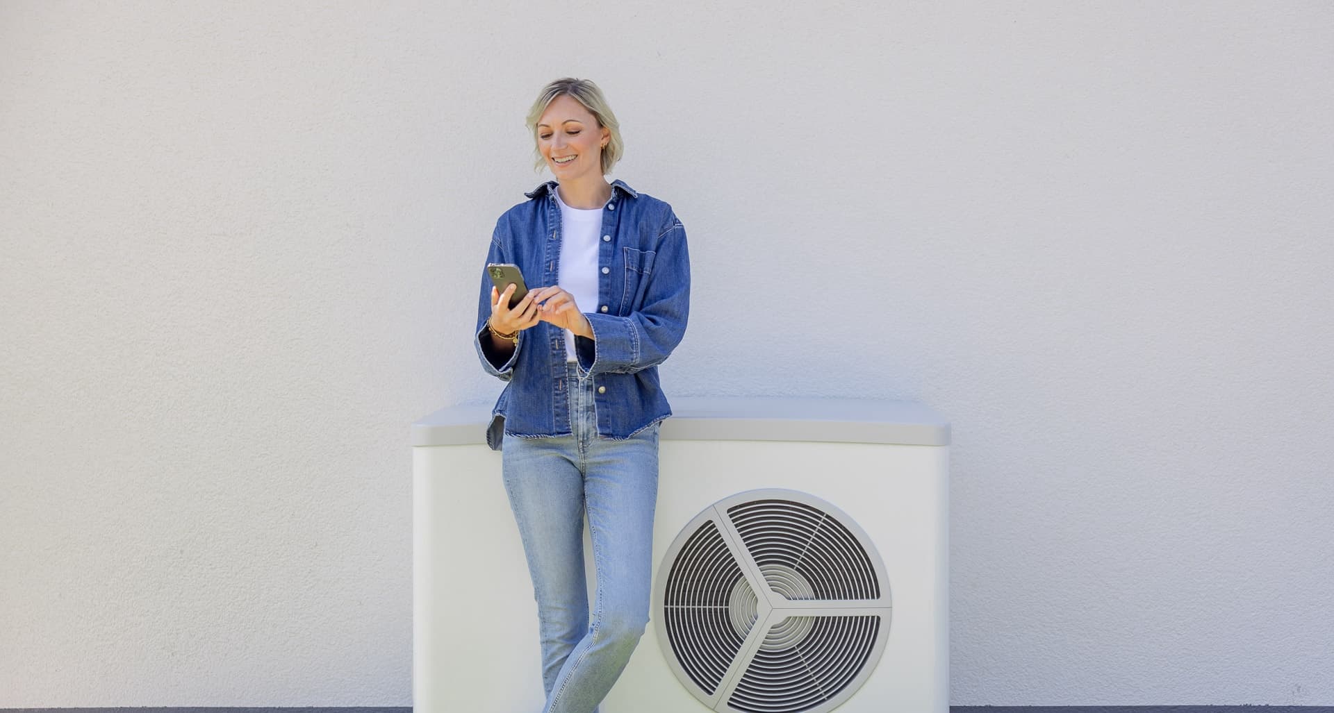 Luftvärmepump på gång